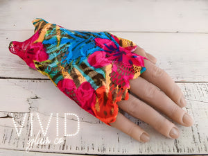 Lace Glam Glove - Summer Floral