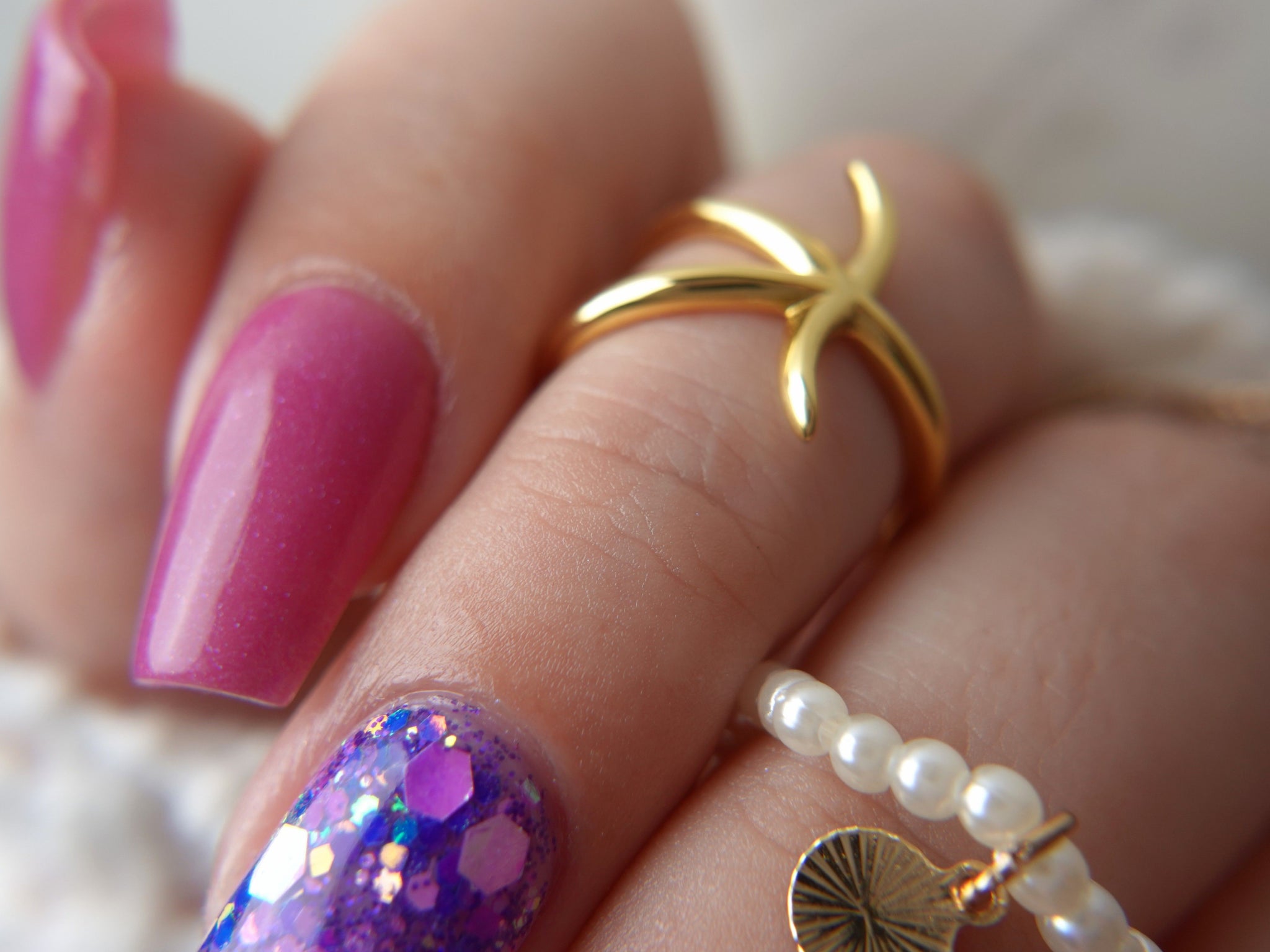 Sea Star Ring - Gold (925)