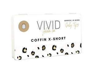 COFFIN X-SHORT GELLY TIPS VIVID GLAM CO. LLC