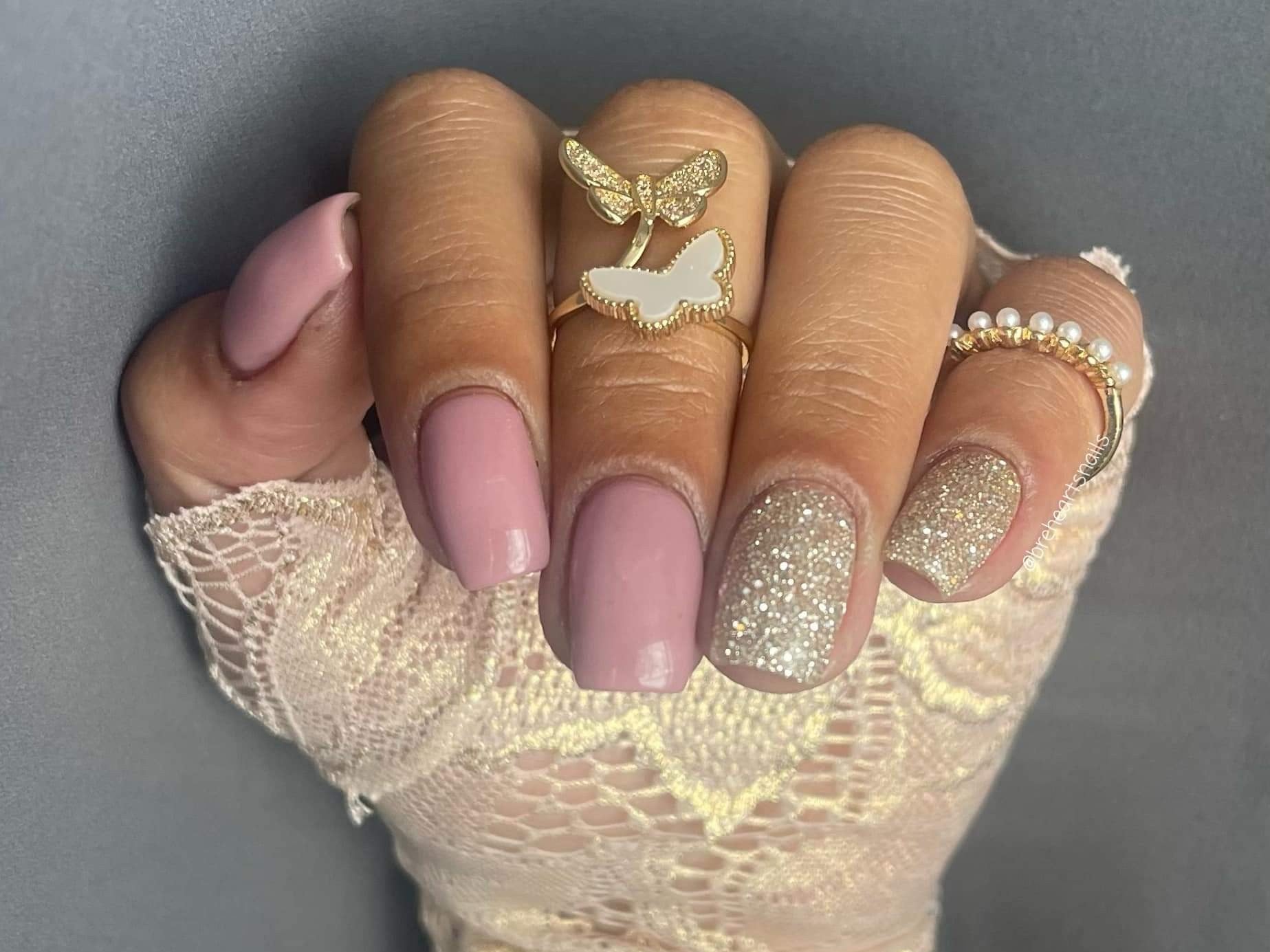 Ball Gown - Glitter Dip Powder