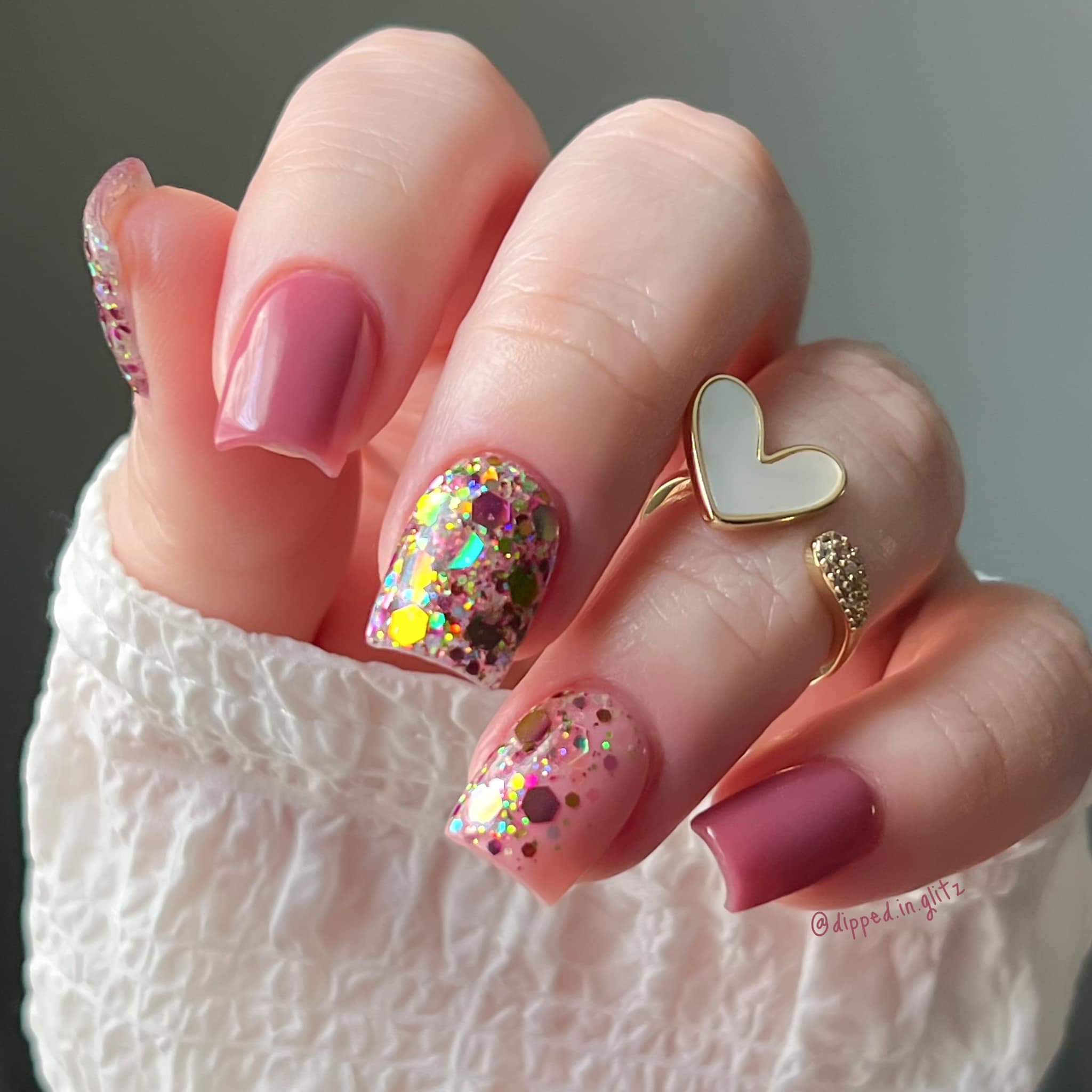 Morning Bloom - Glitter Dip Powder