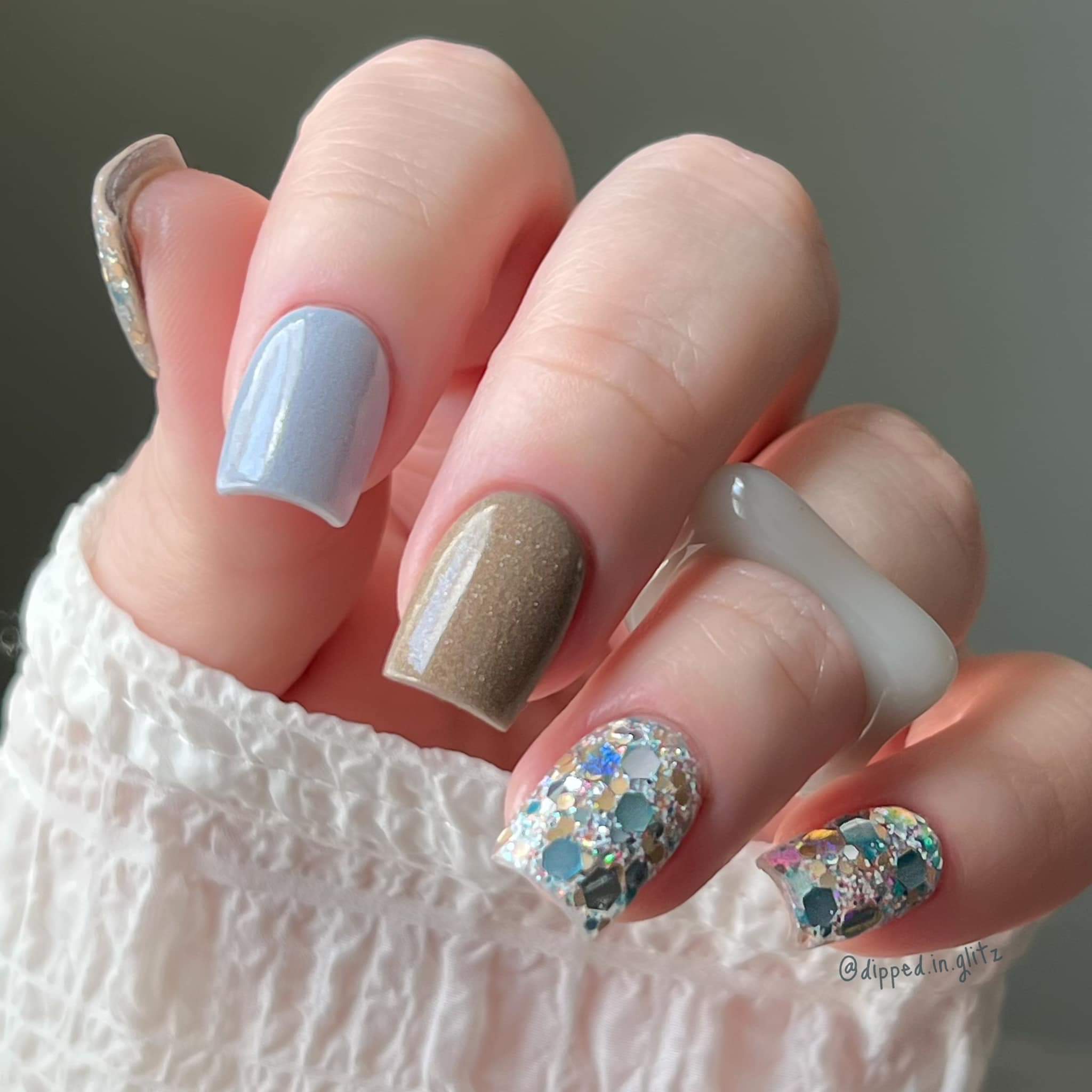 Coastin' - Glitter Dip Powder
