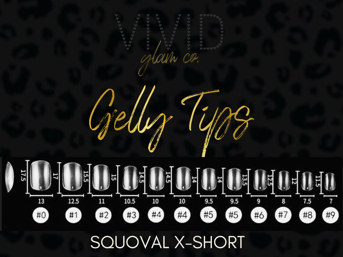 Squoval X-Short Gelly Tips