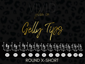 Round X-Short Gelly Tips