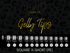 Square X-Short Gelly Tips (Pre-Etched)