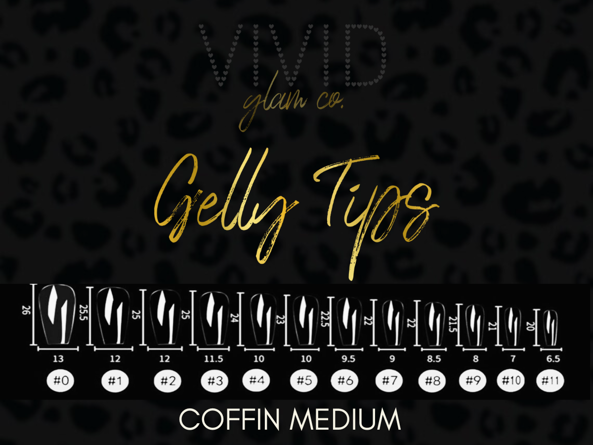 Coffin Medium Gelly Tips