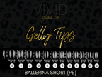 Ballerina Short Gelly Tips (Pre-Etched)