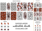 Ghosted #0008 - Waterslide Nail Decals