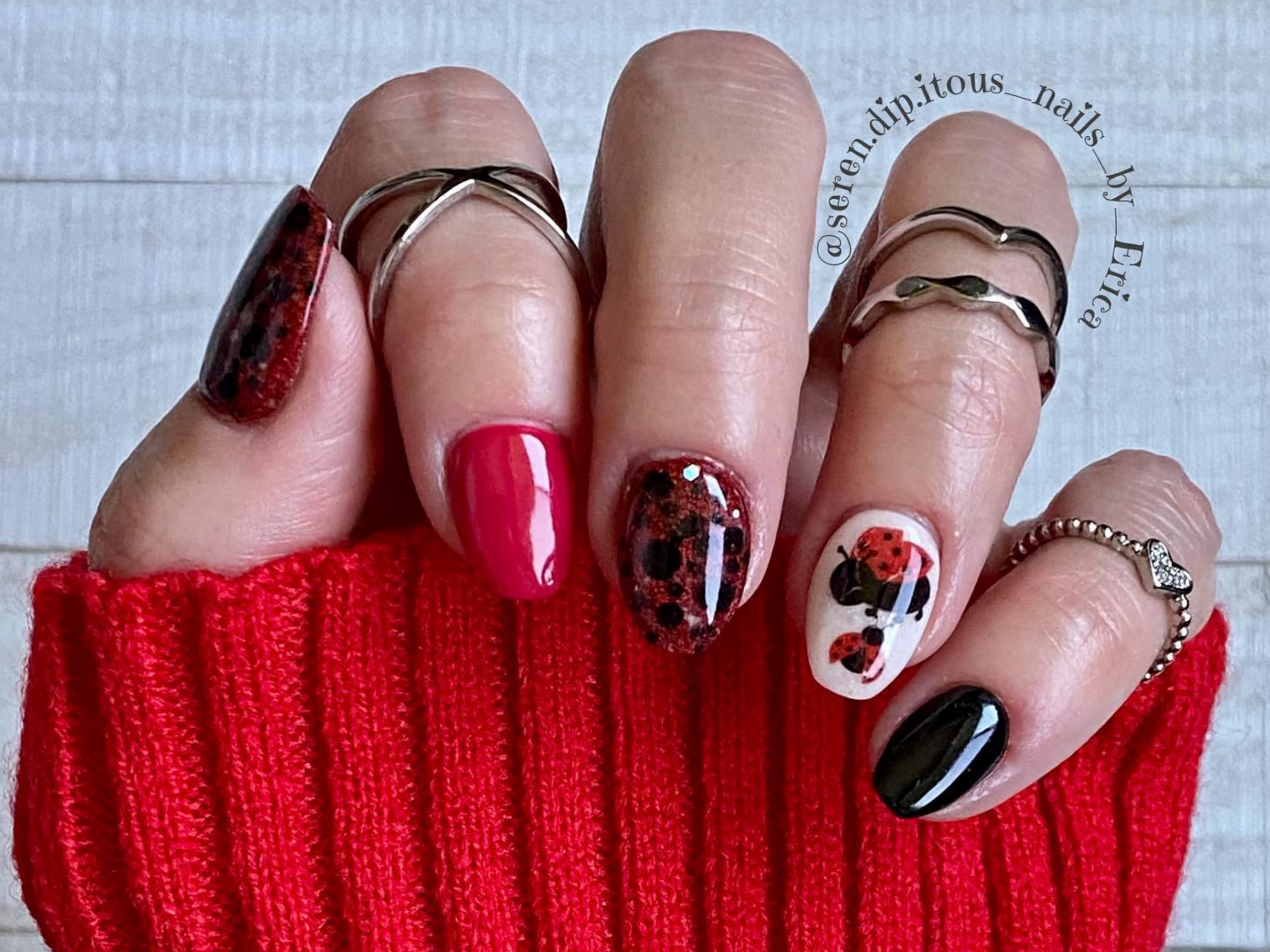 Ladybug (Phantom) - Glitter Dip Powder