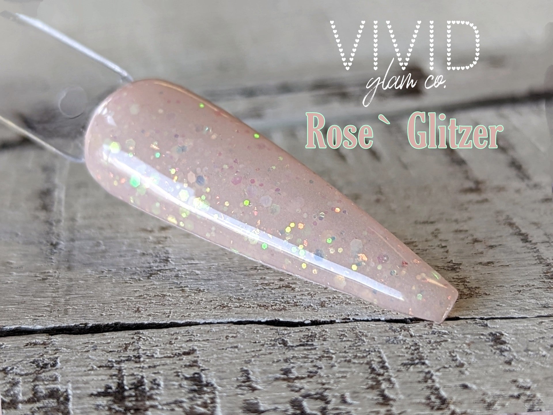 Rose` Glitzer - Glitter Dip Powder