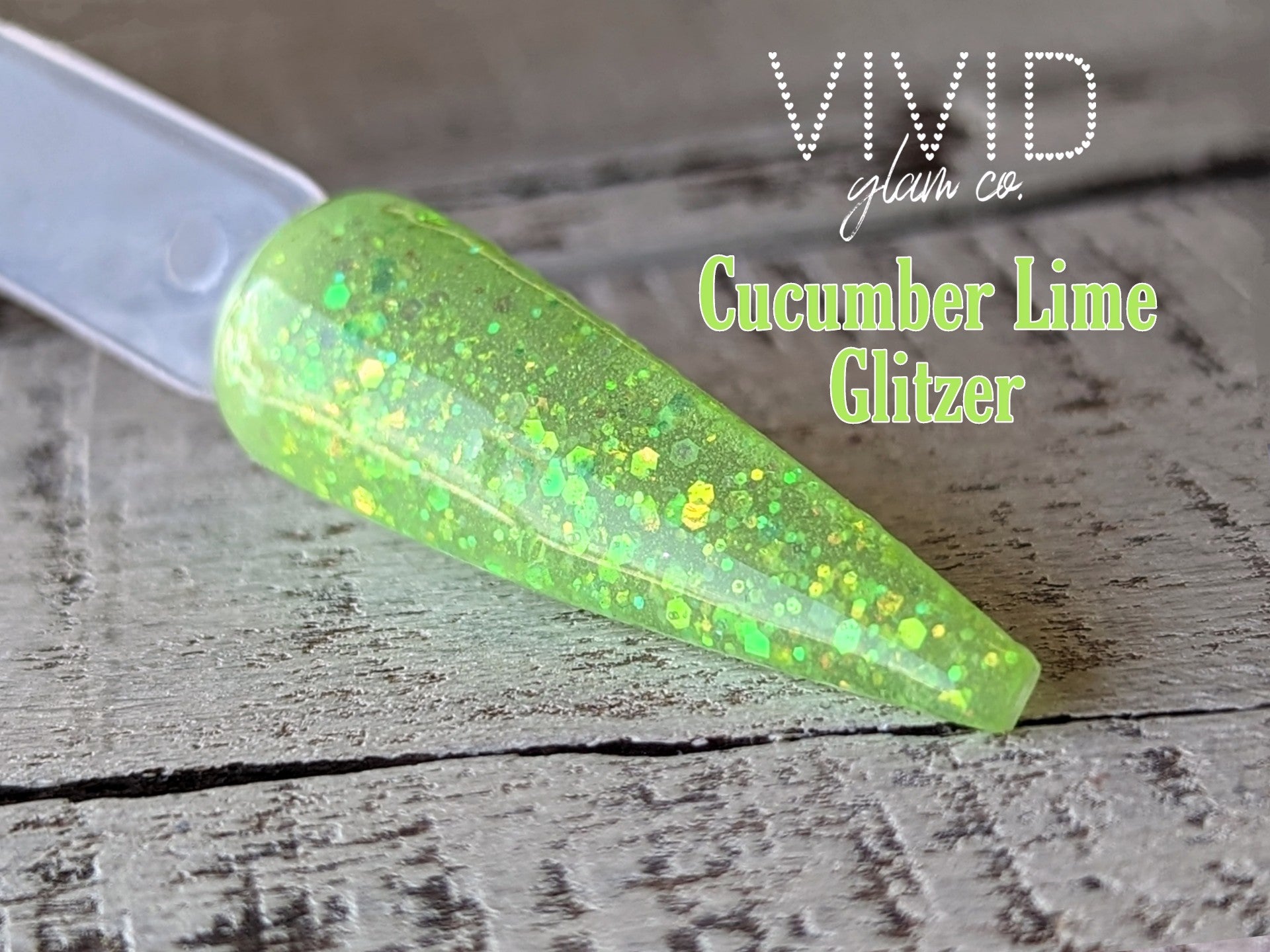 Cucumber Lime Glitzer - Glitter Dip Powder