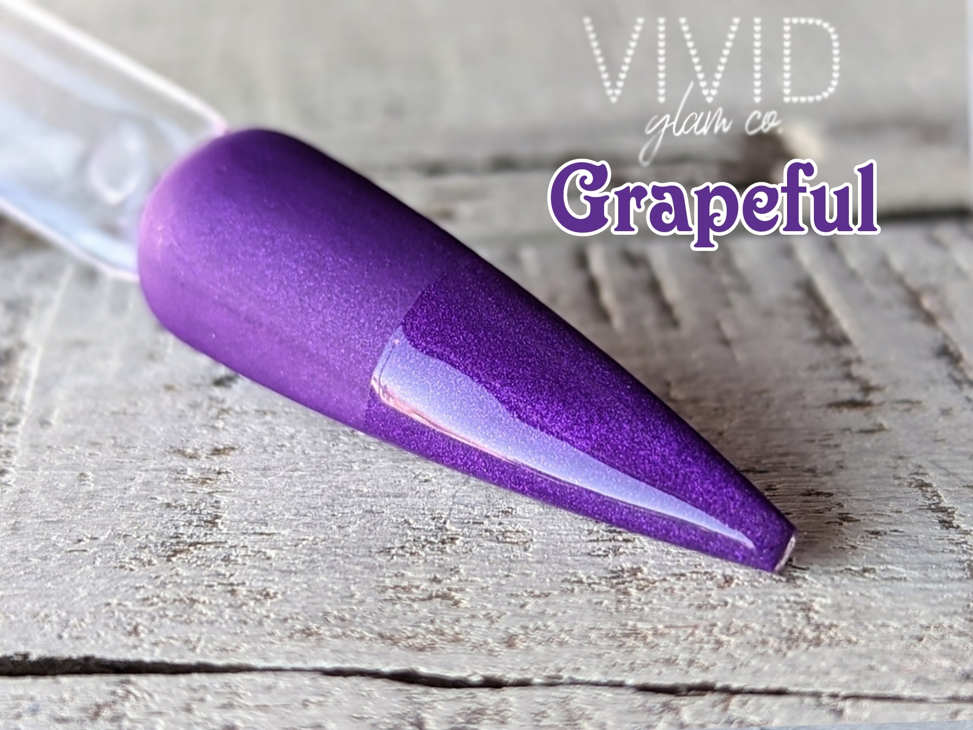 Grapeful - Shimmer Dip Powder