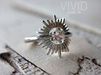 Sunburst Ring - Silver (925)