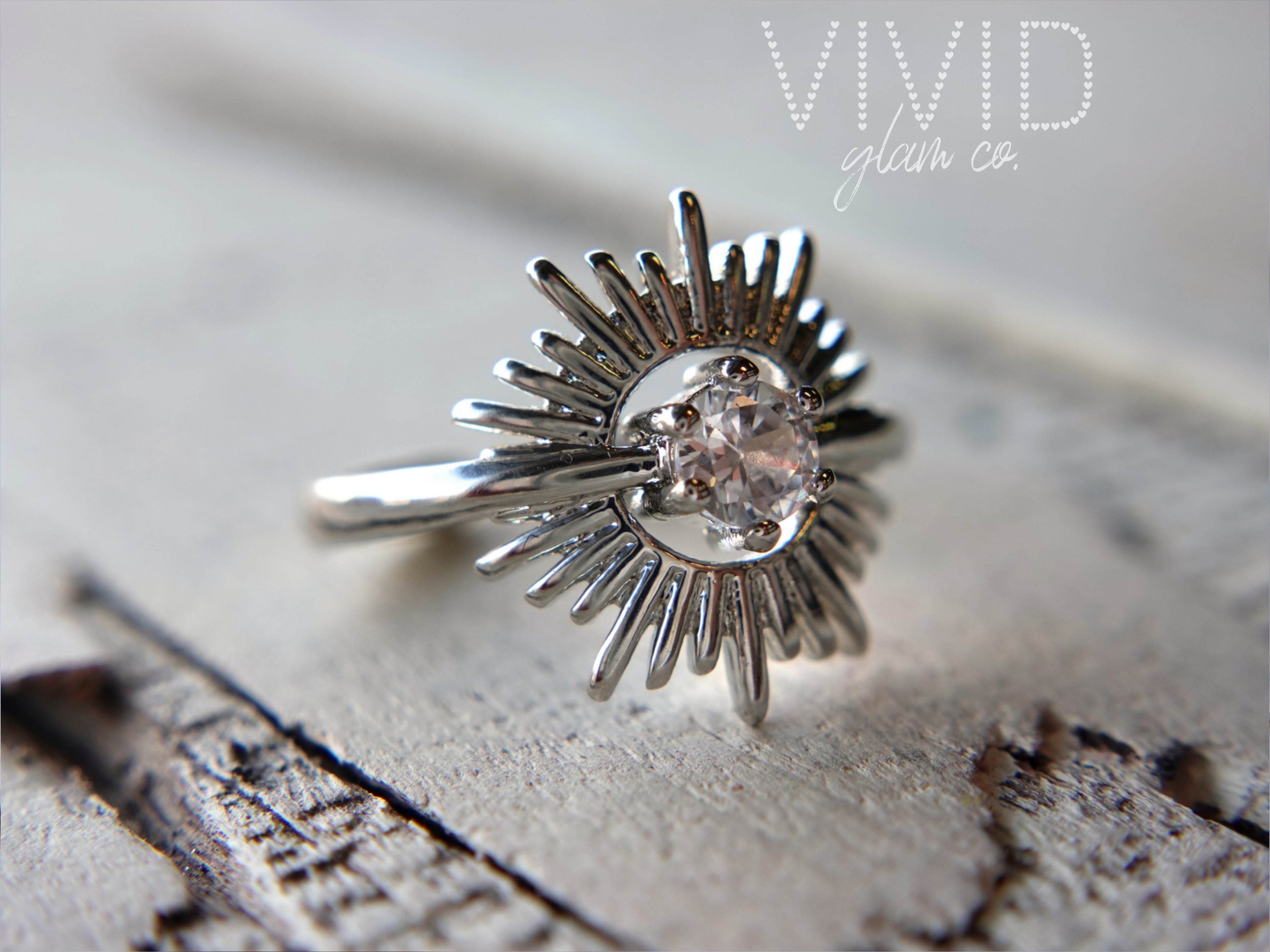 Sunburst Ring - Silver (925)