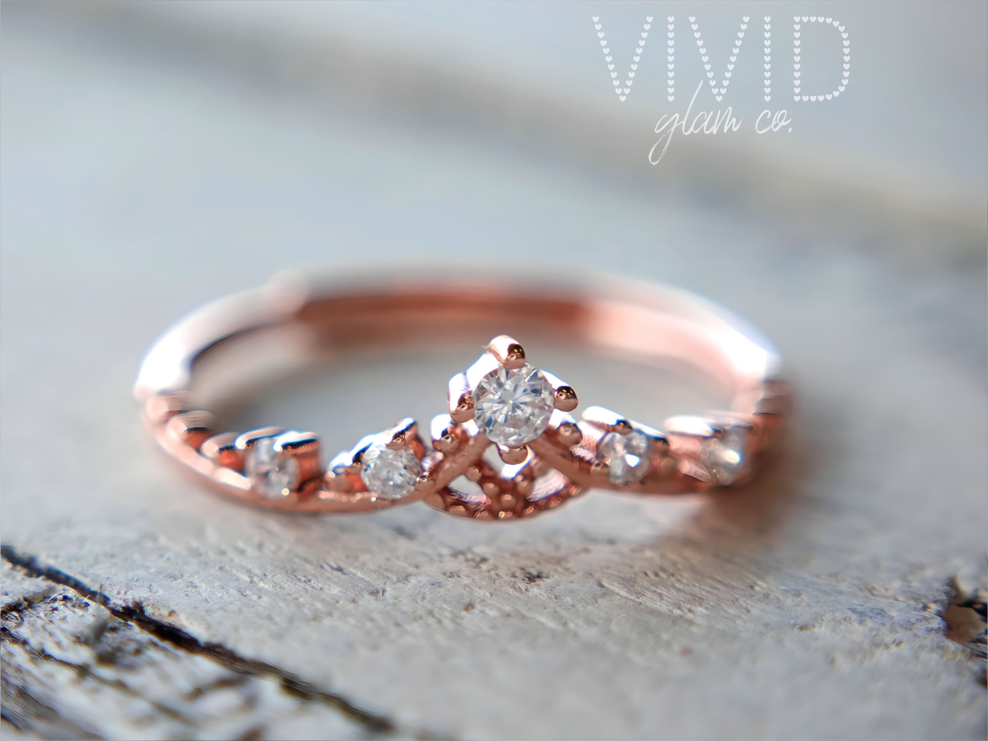 Crowned Ring - Rose Gold (925)