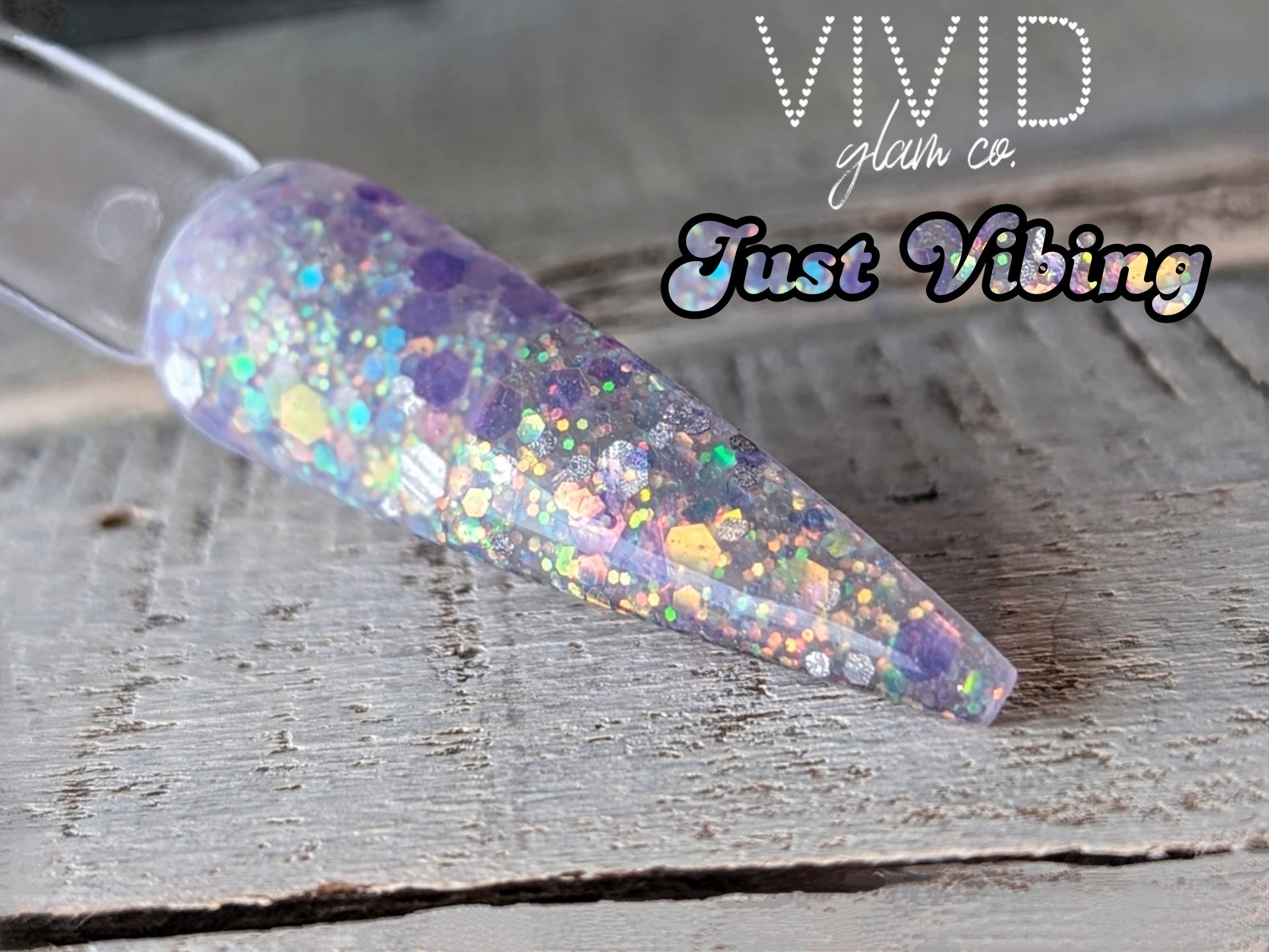 Just Vibing - Glitter Dip Powder