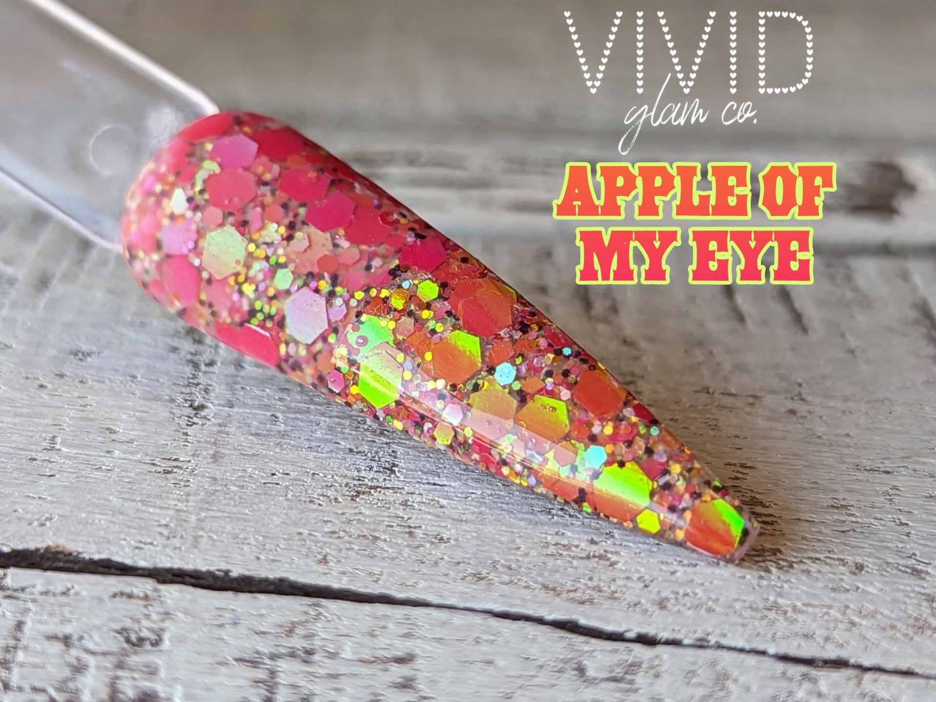 Apple Of My Eye - Glitter Dip Powder