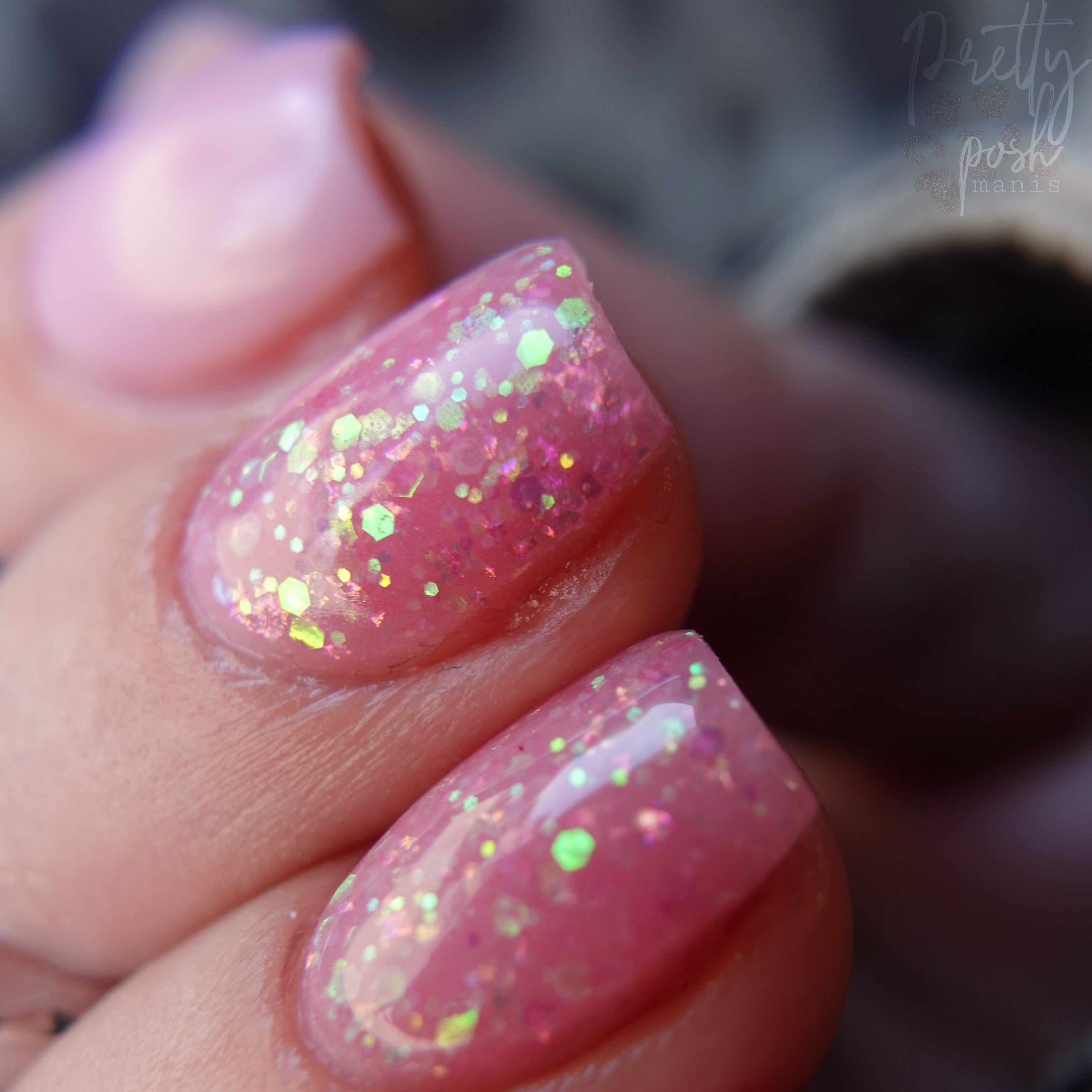 Lavender Lemon Glitzer - Glitter Dip Powder