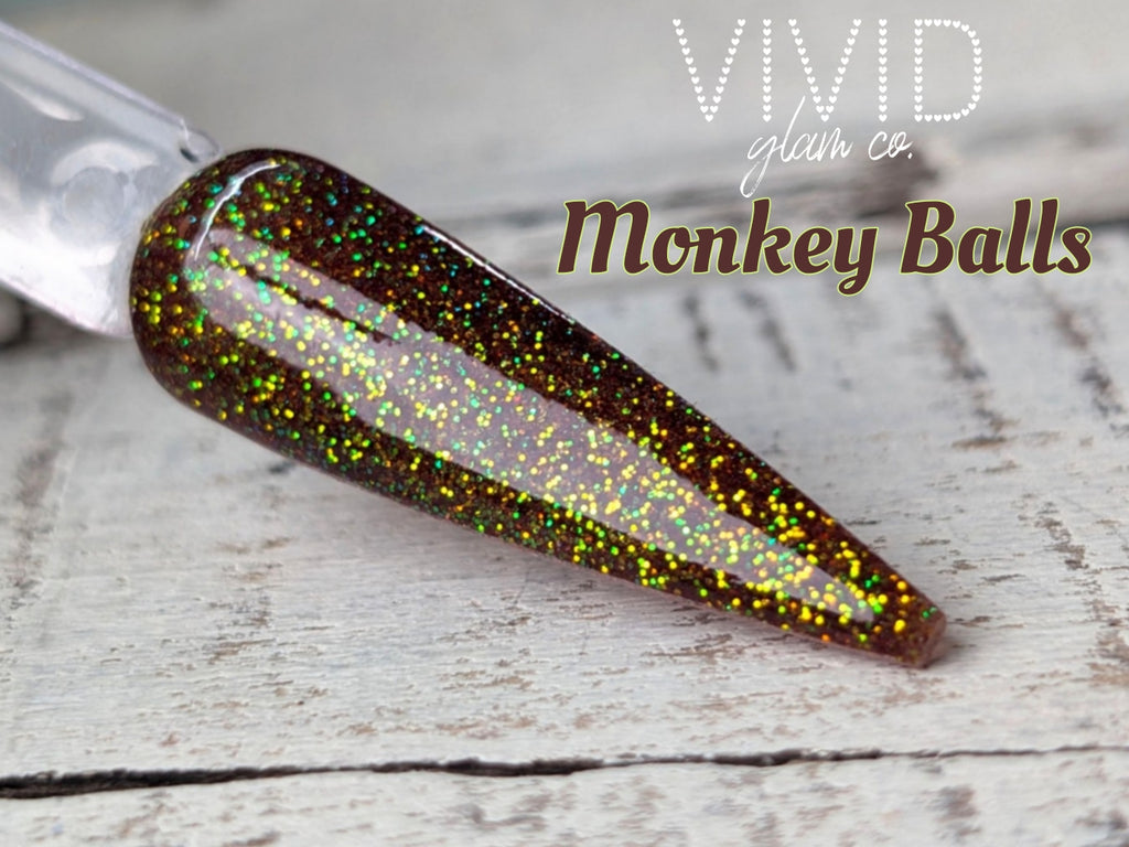 Monkey Balls - Glitter Dip Powder