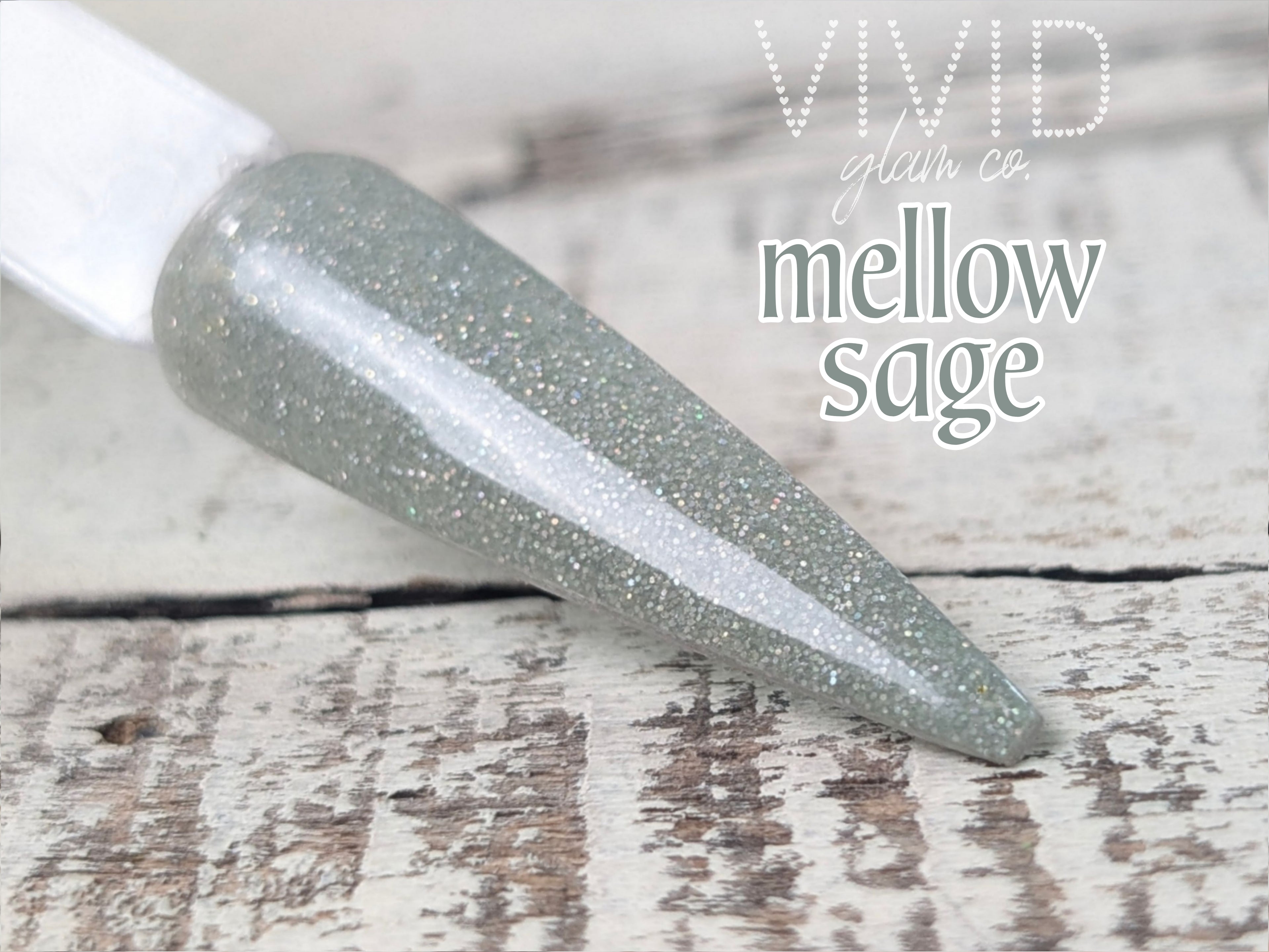 Mellow Sage - Glitter Dip Powder