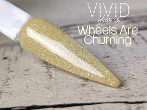 Wheels Are Churning - Glitter Dip Powder