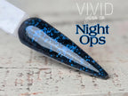 Night Ops- Glitter Dip Powder