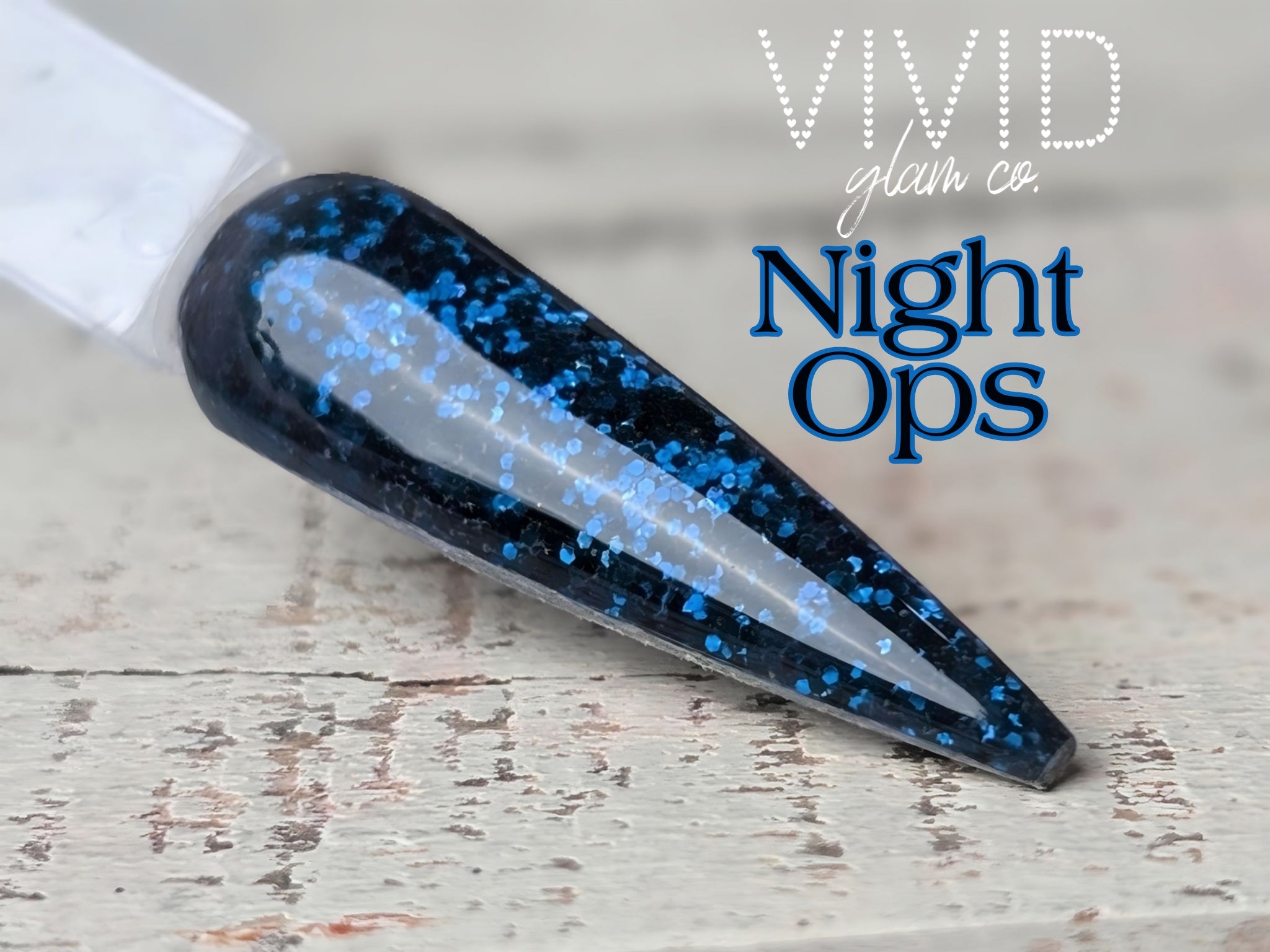 Night Ops- Glitter Dip Powder