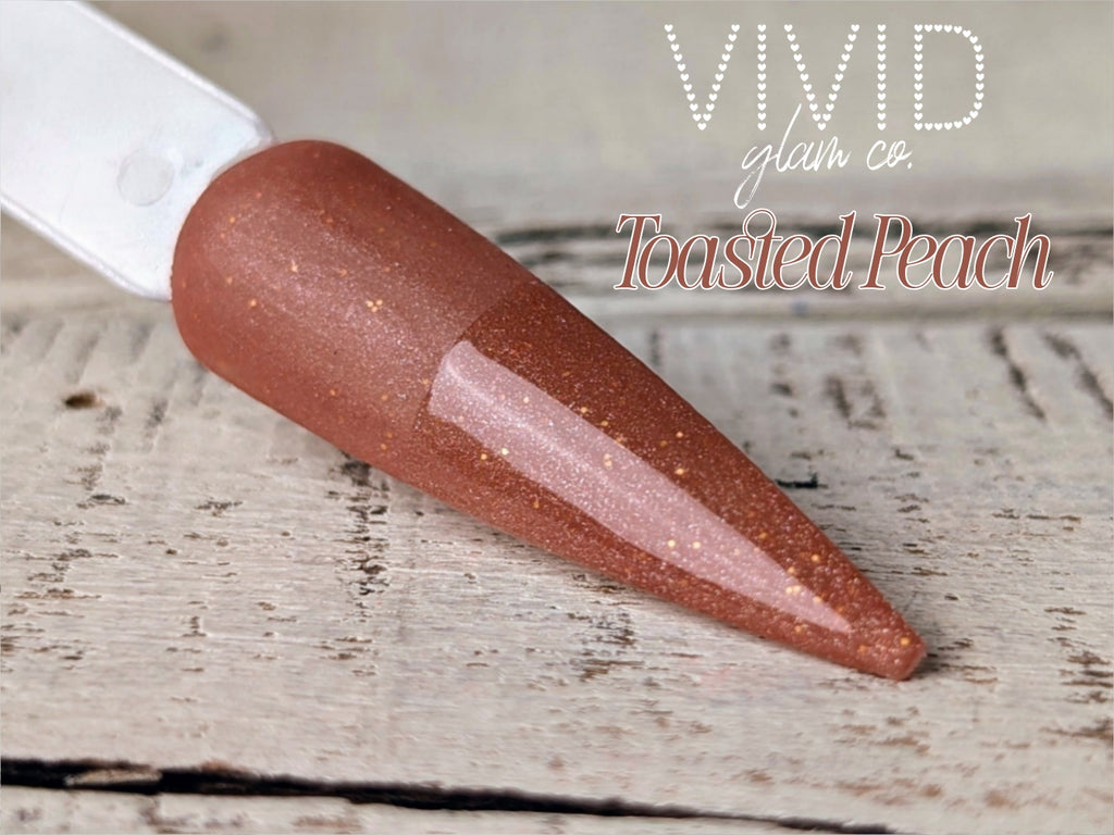 Toasted Peach - Shimmer Dip Powder