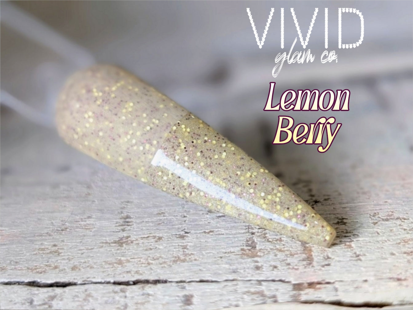 Lemon Berry - Glitter Dip Powder
