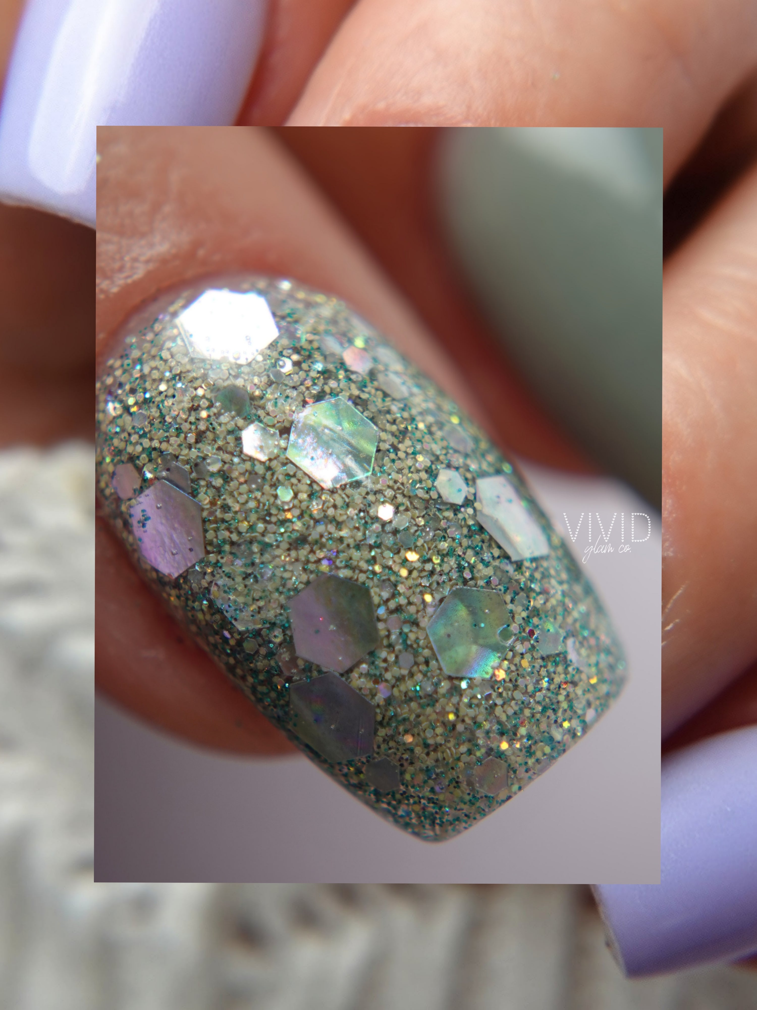 Hazel Hype - Glitter Dip Powder