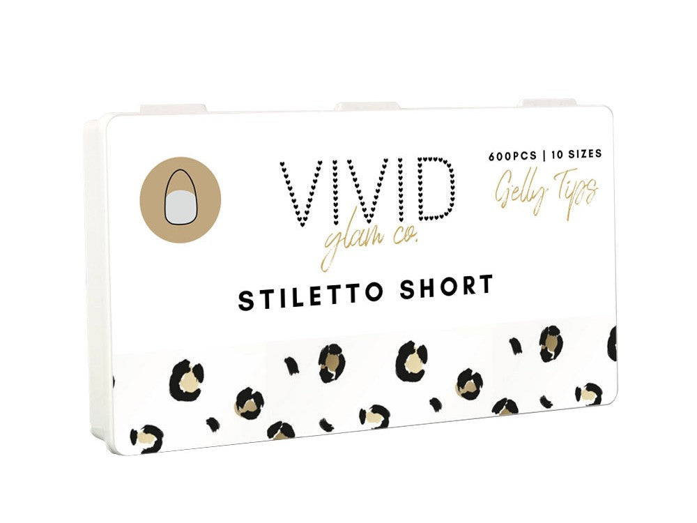 Stiletto Short Gelly Tips (Pre-Etched)