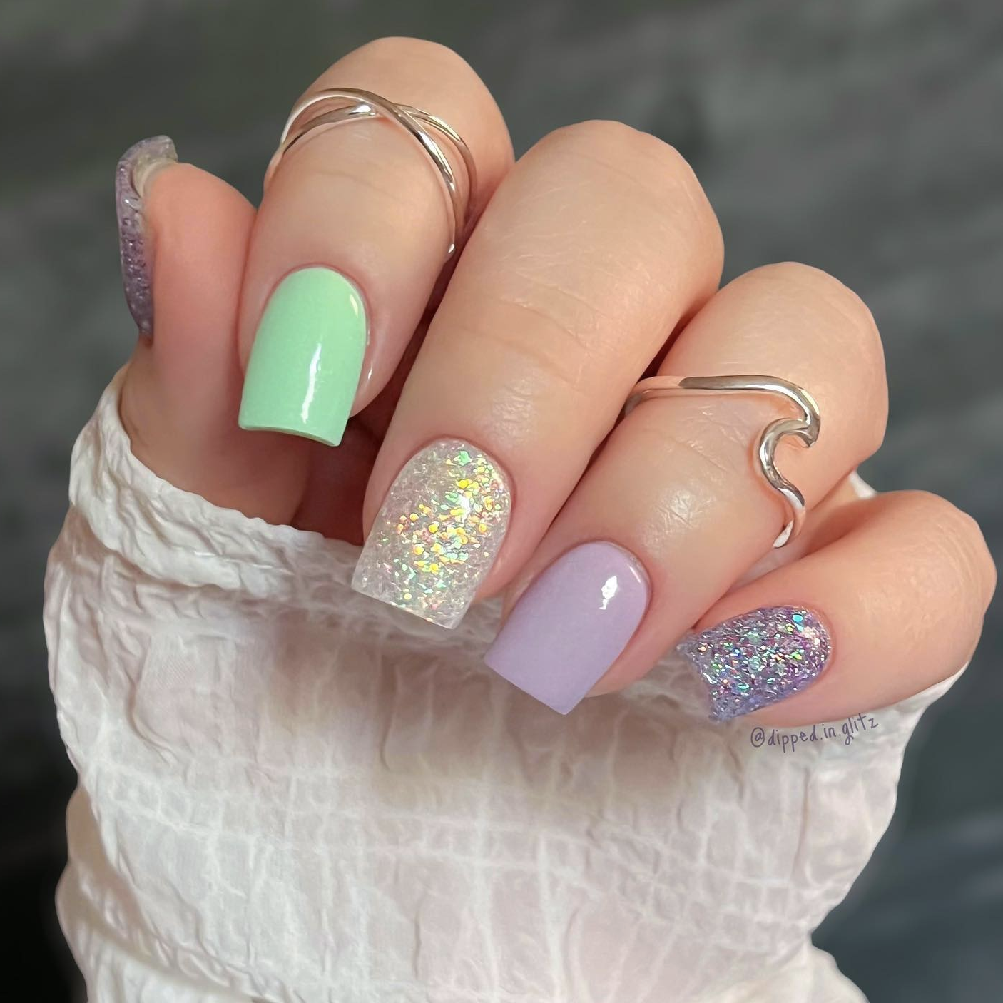 Minty Fresh Nail Dip Delight