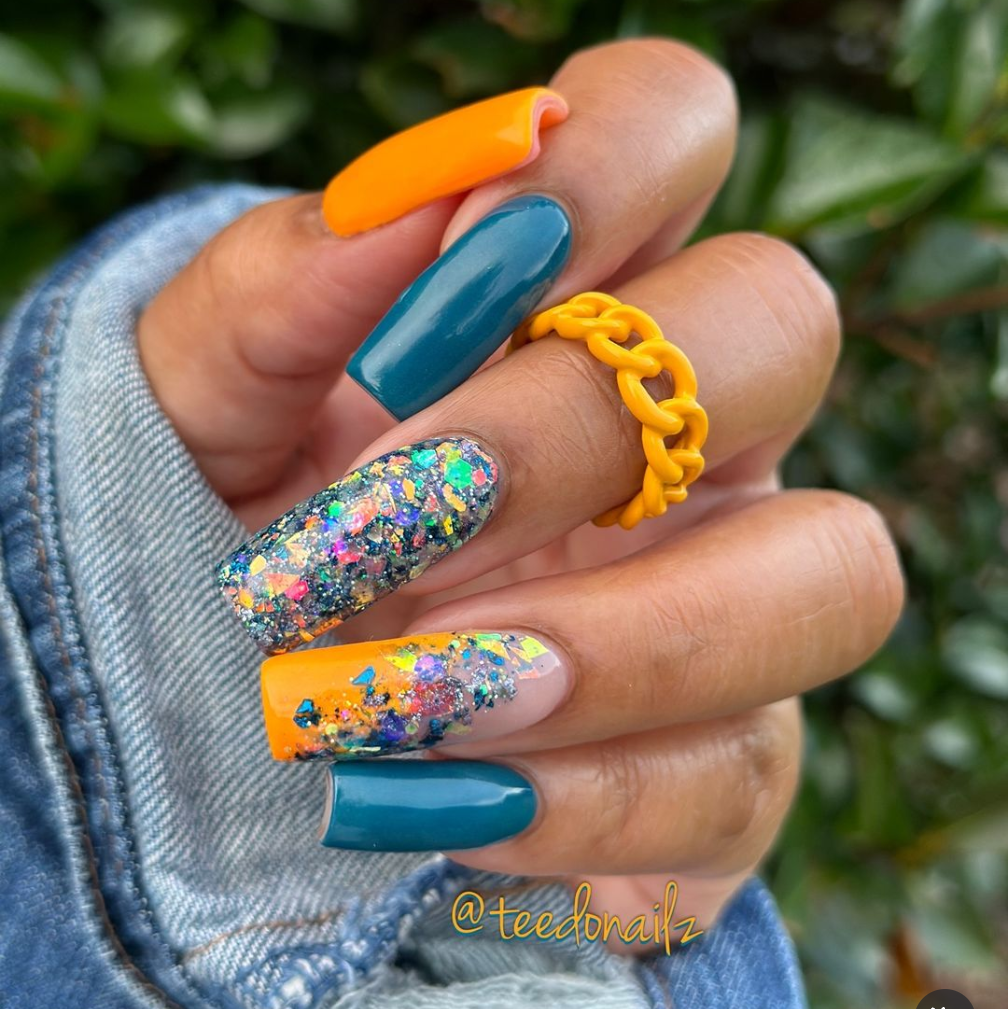Seascape - Glitter Dip Powder
