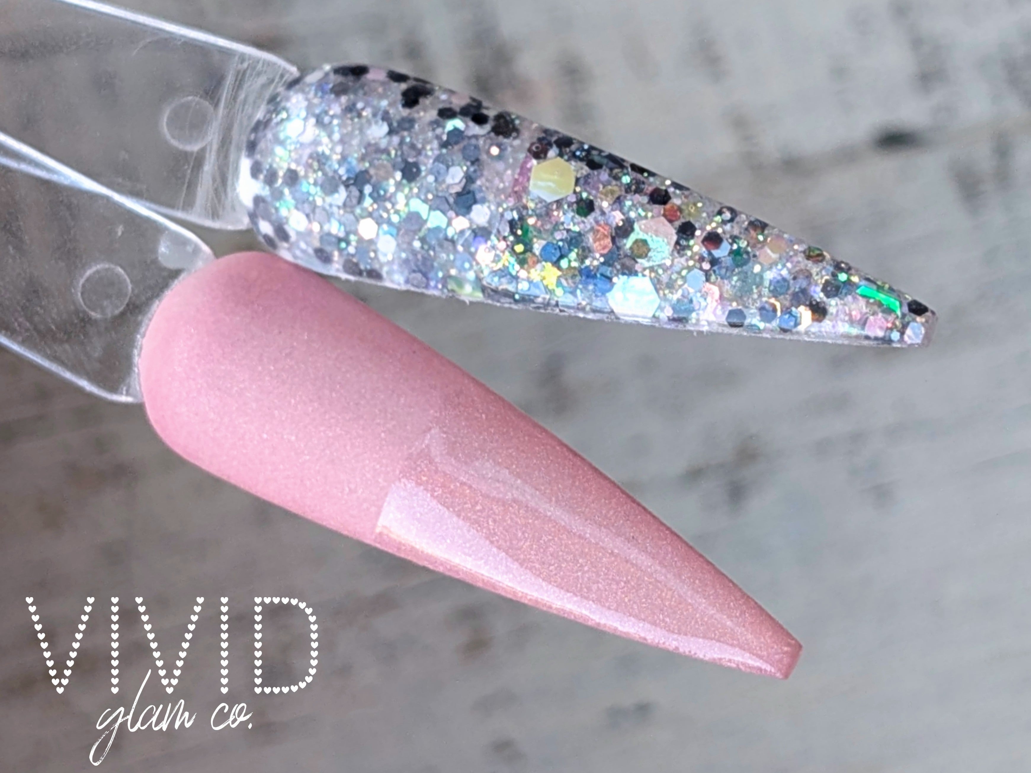 VIVID GLAM CO. FRENCHY + DATE NIGHT DUO DIP POWDER