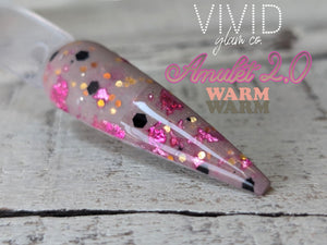 VIVID GLAM CO. LLC AMULET 2.0 THERMAL DIP POWDER  WARM