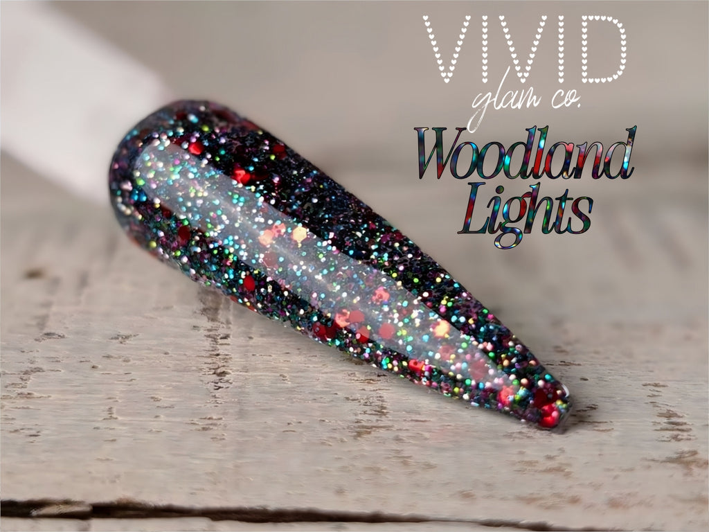 Woodland Lights- Glitter Dip Powder