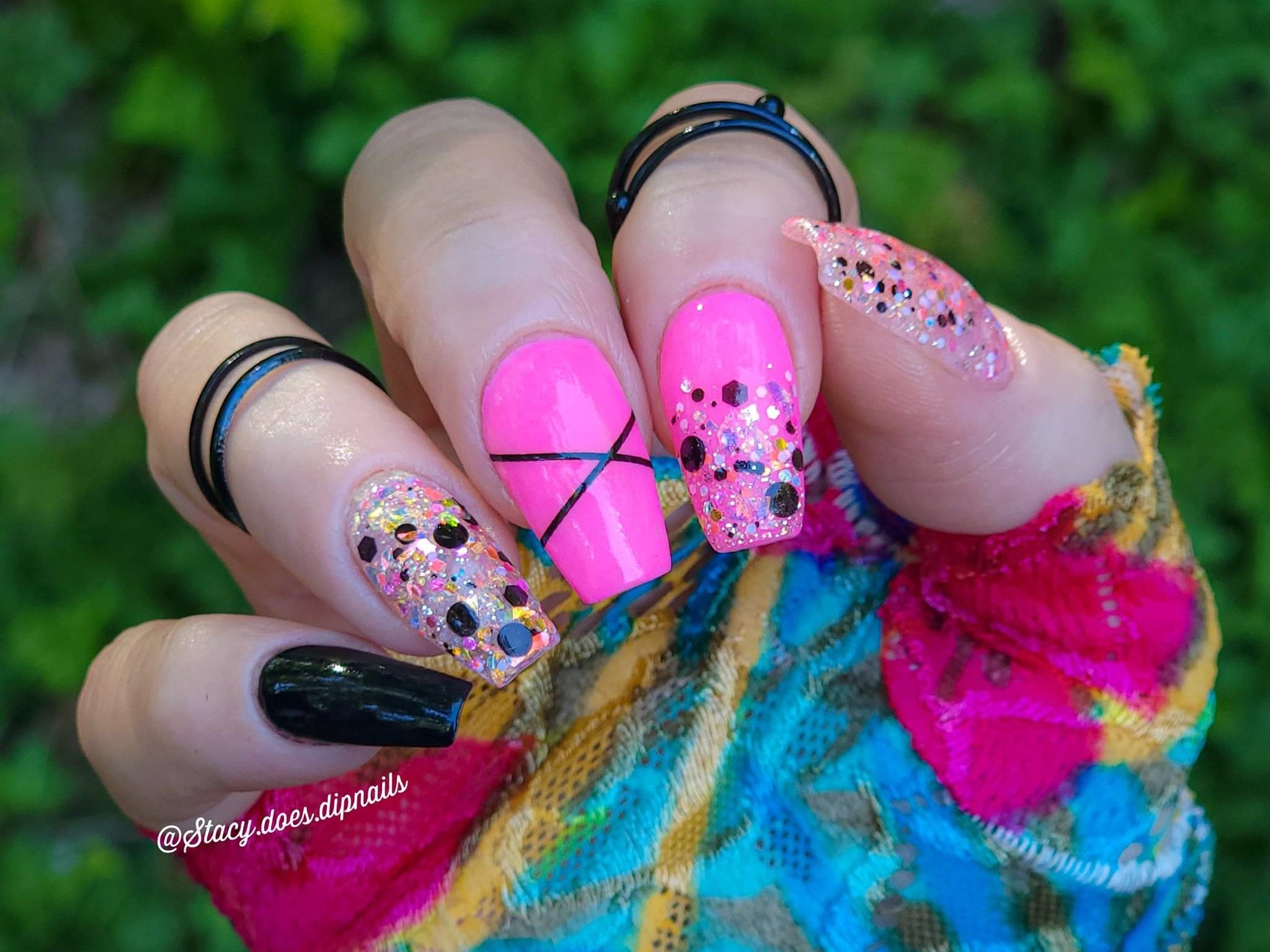 Sunset Silhouette - Glitter Dip Powder