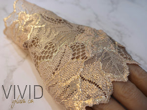 Lace Glam Glove - Rose Gold