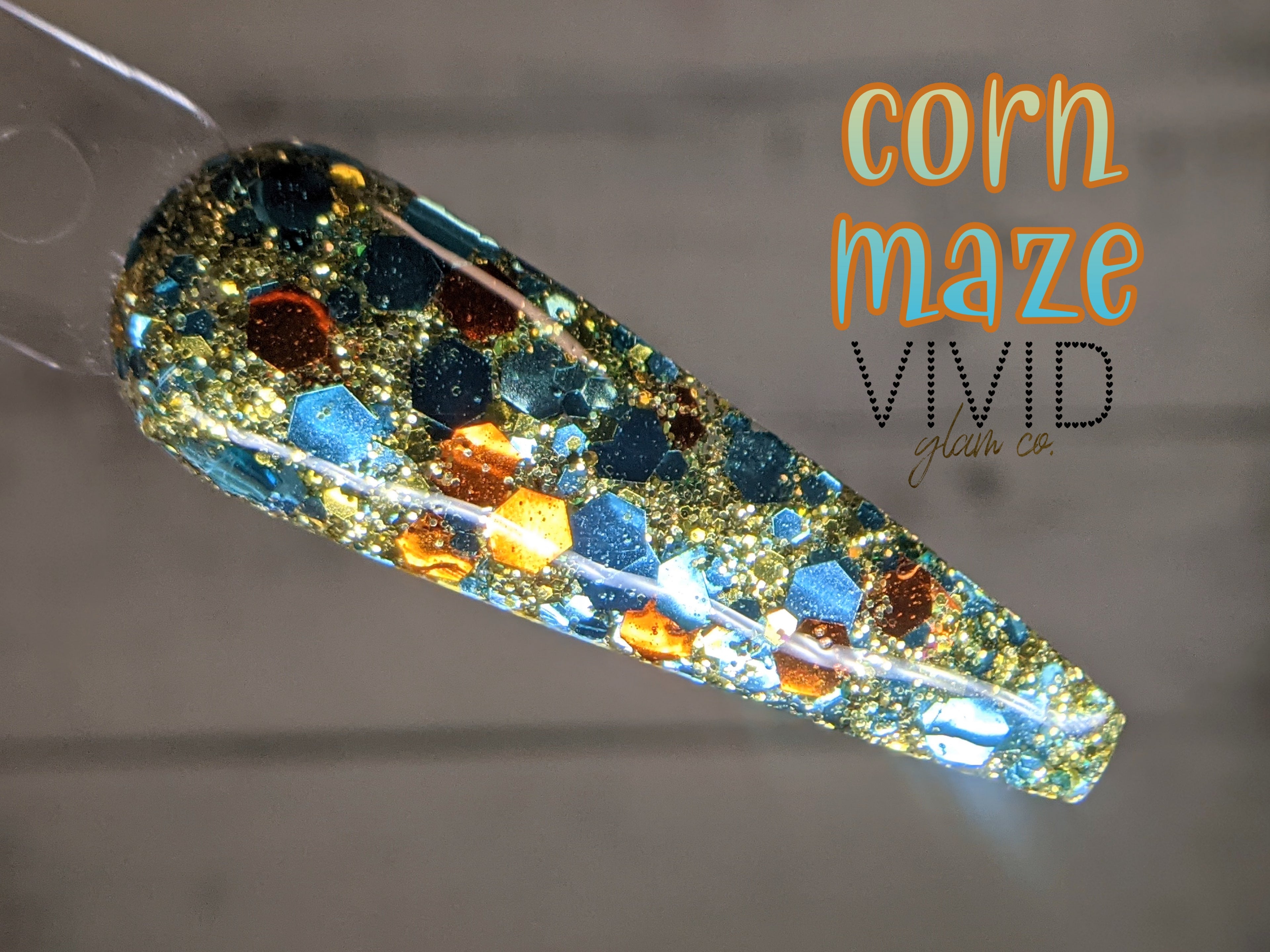 Corn Maze - Glitter Dip Powder