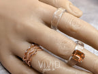 Triple Wave Ring - Rose Gold