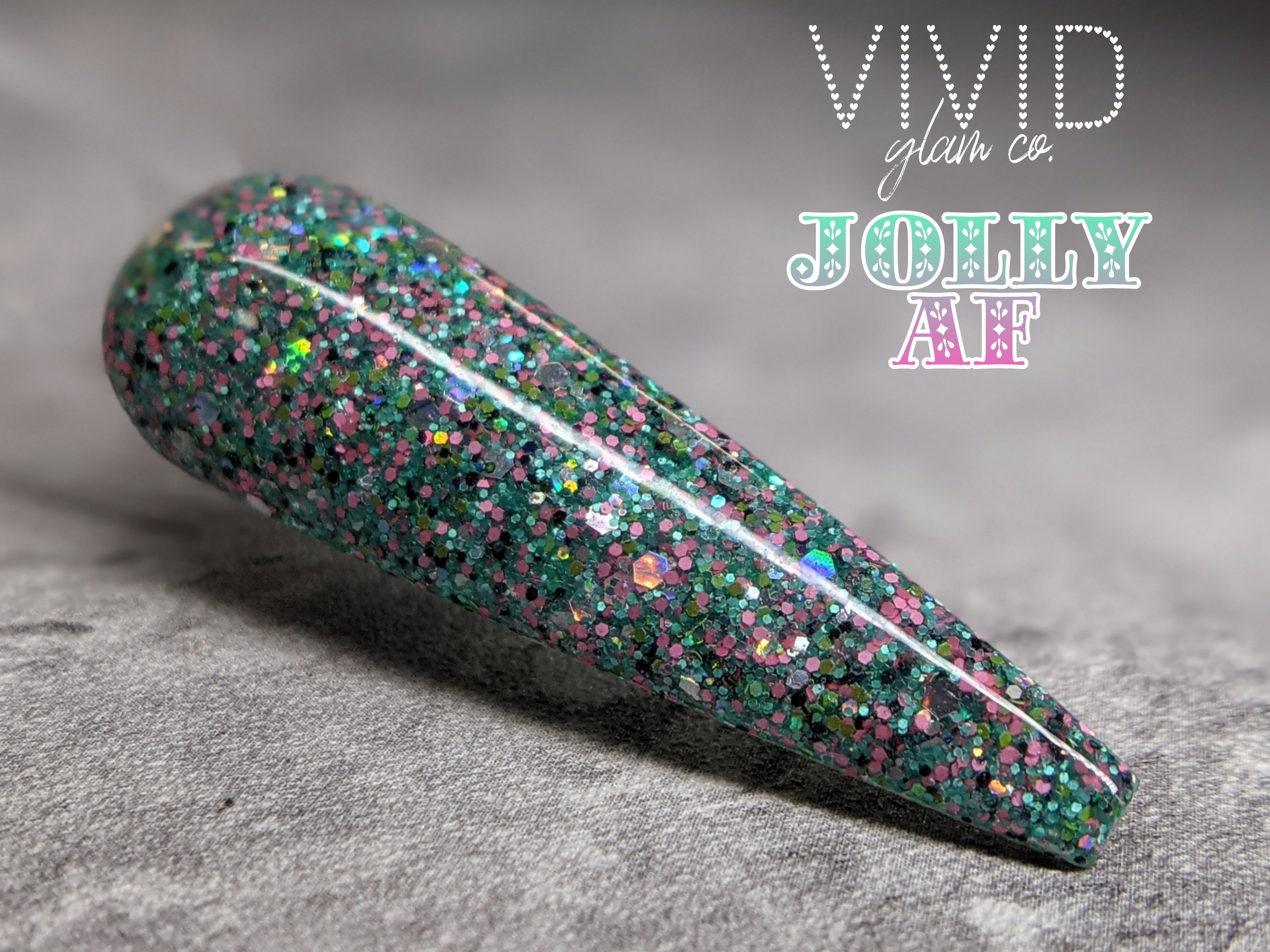 Jolly AF - Glitter Dip Powder