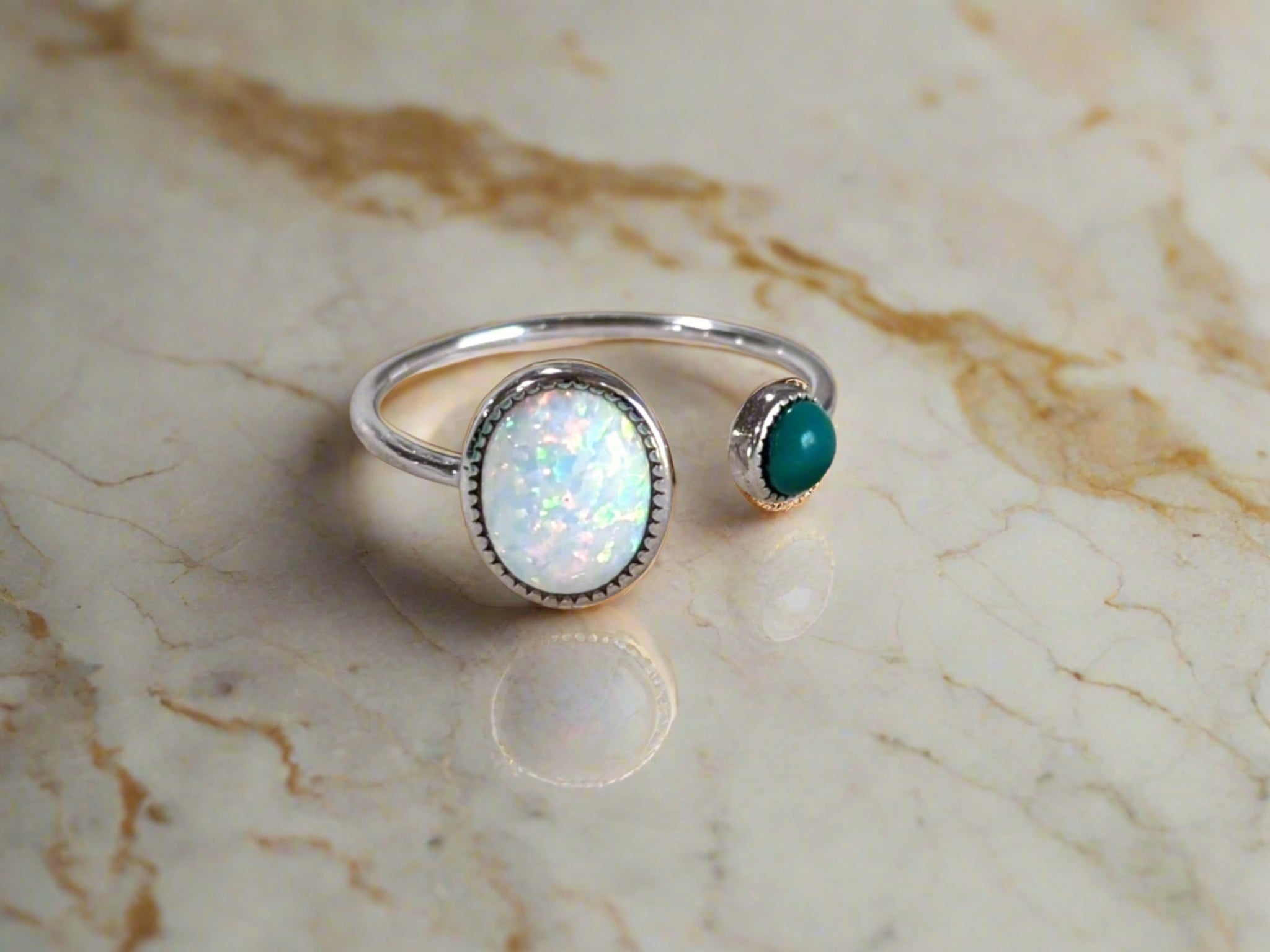 Opal Moon Ring (925) – VIVID GLAM CO.