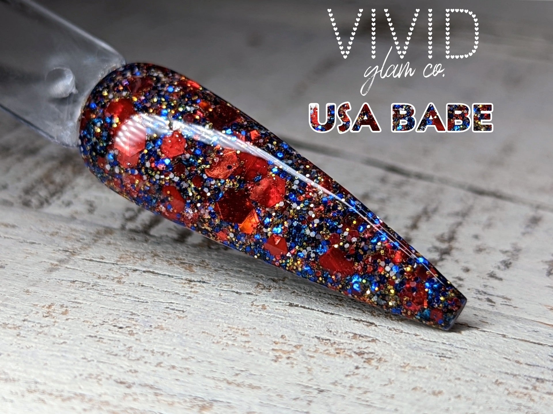 USA Babe - Glitter Dip Powder