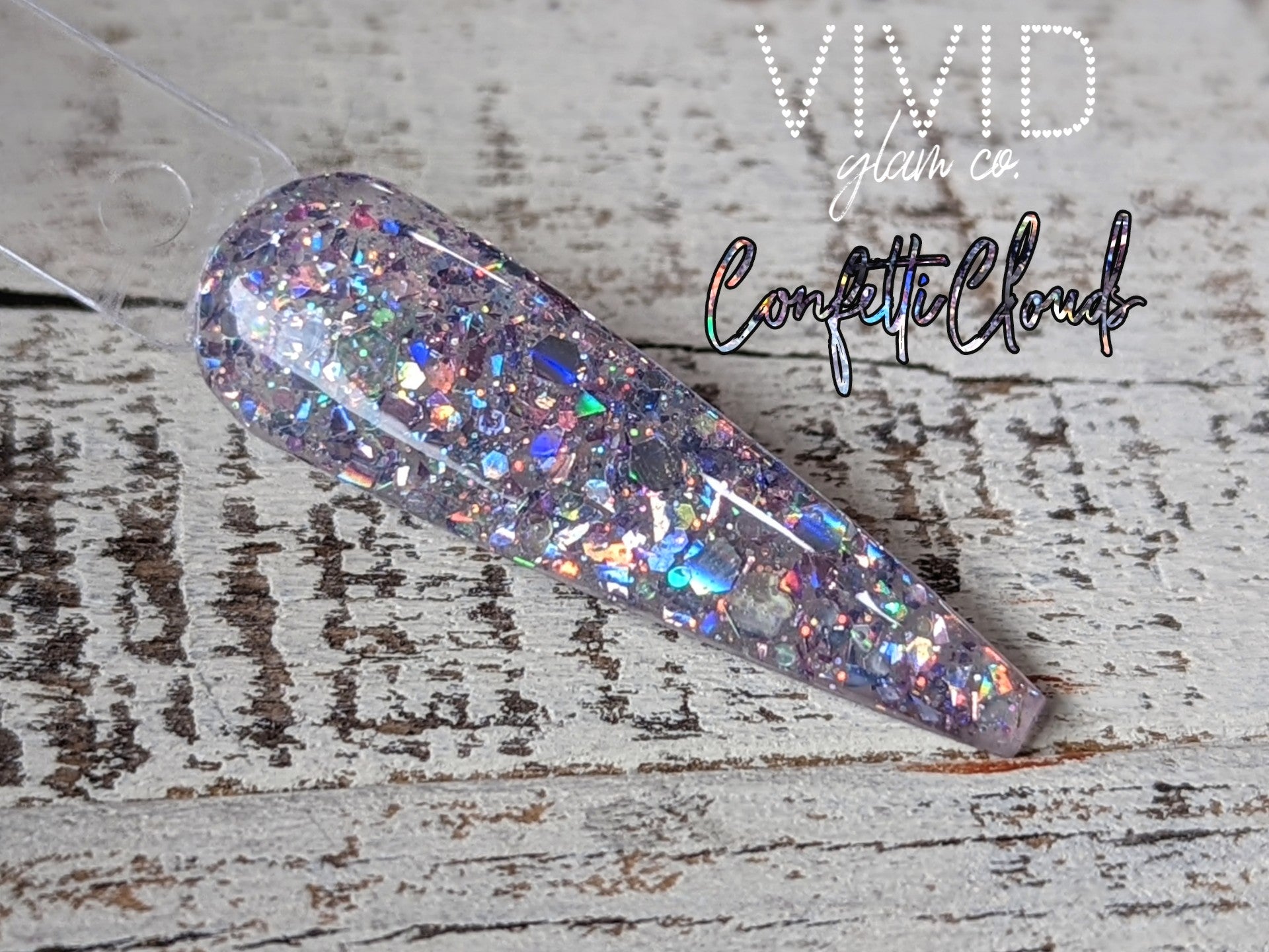 Confetti Clouds - Glitter Dip Powder
