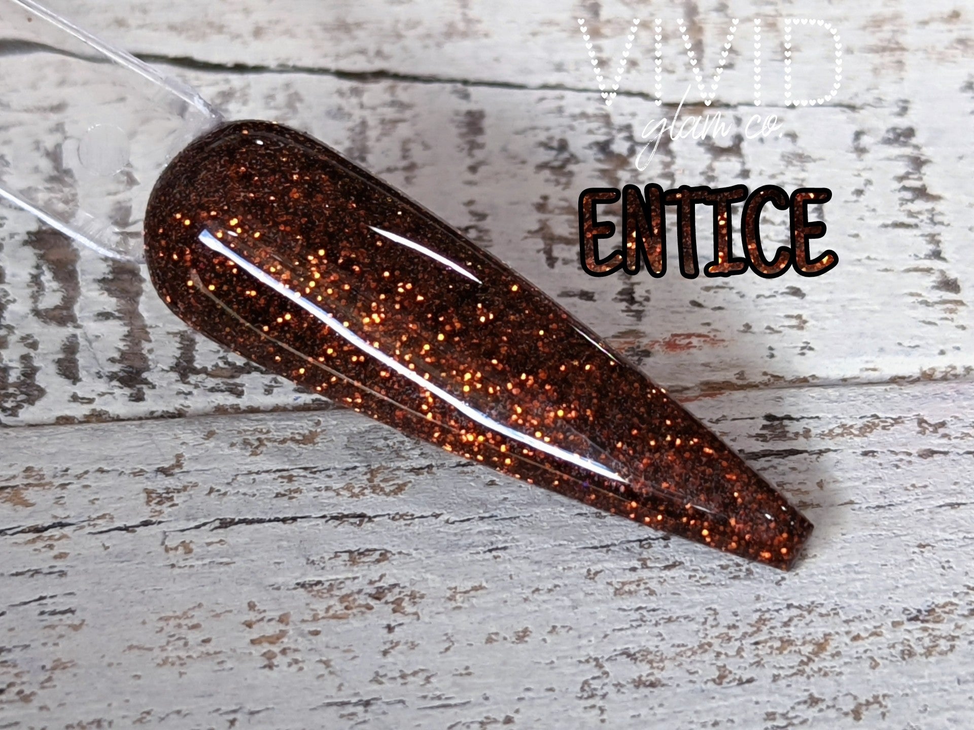 Entice - Glitter Dip Powder – VIVID GLAM CO.