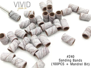 Zebra #240 Sanding Bands (100 PCS)