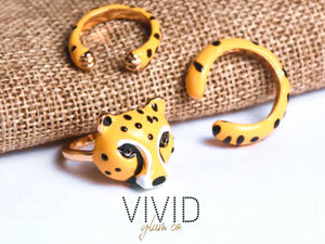 Leopard Ring Set (3pc)