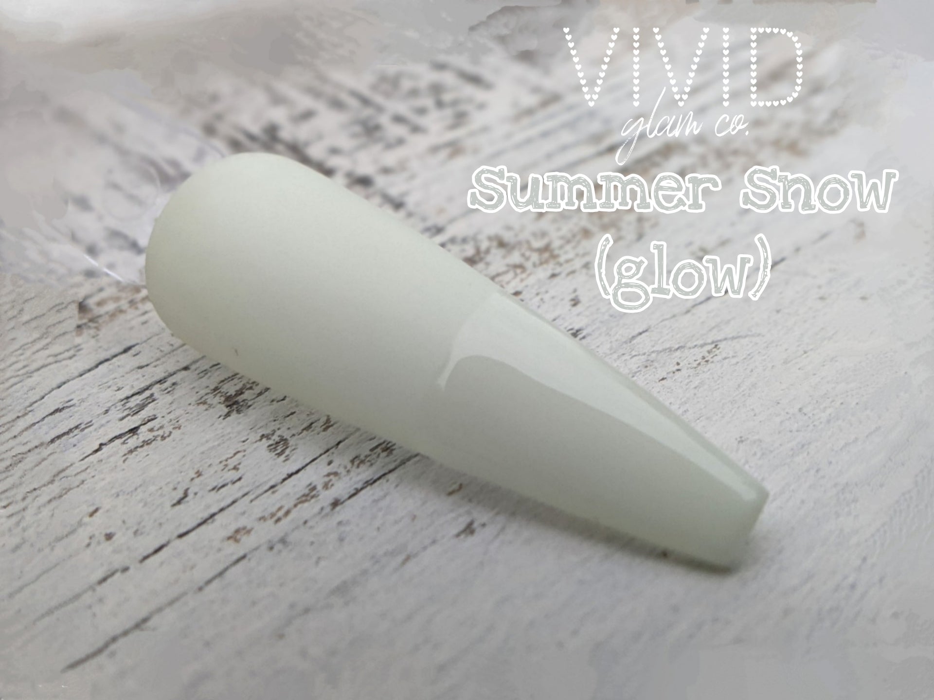 Summer Snow- Glow Dip Powder | Clearance