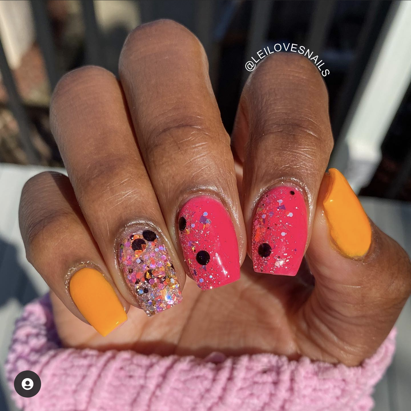 Sunset Silhouette - Glitter Dip Powder