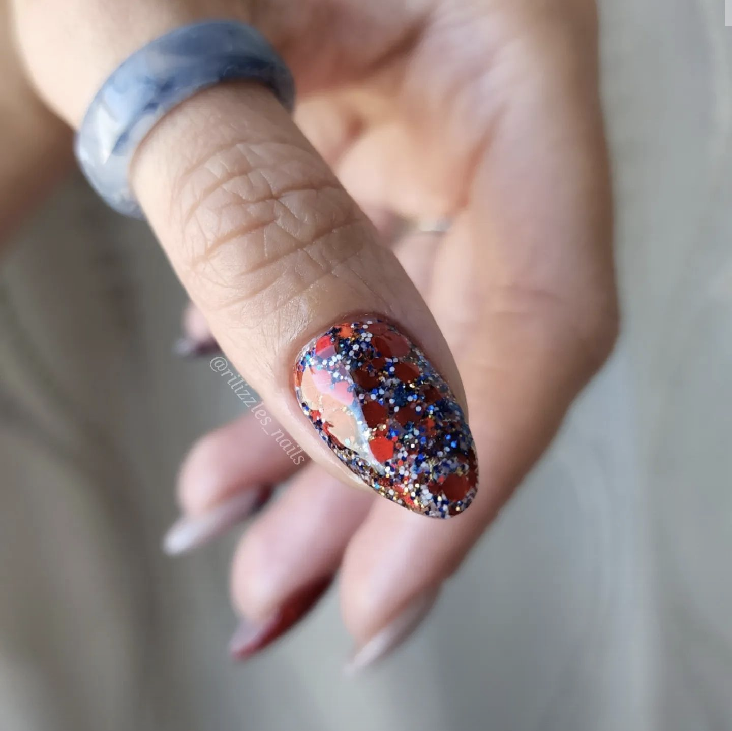 USA Babe - Glitter Dip Powder